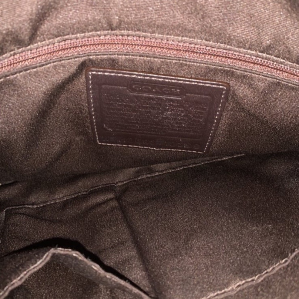 Vintage COACH Mahogany Crossbody Bag - Picture 8 of 13